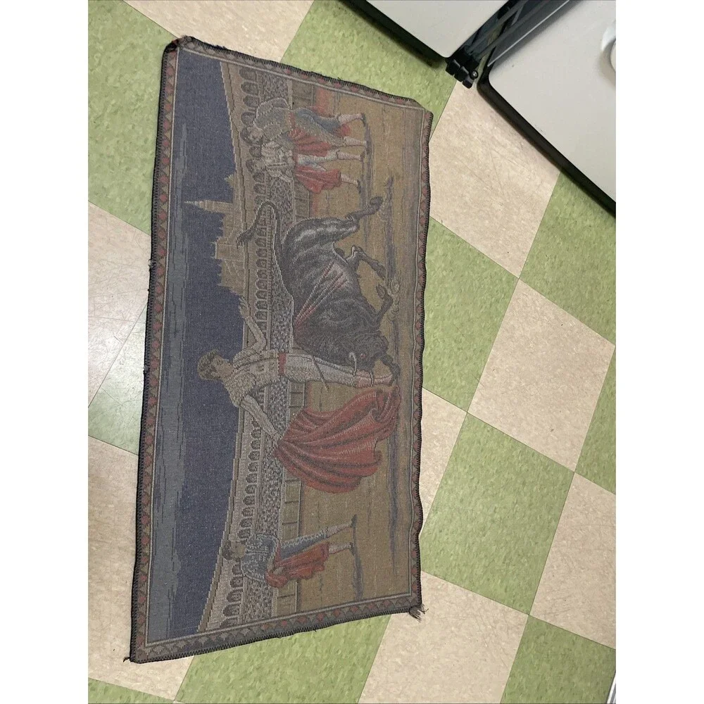Vintage Matador Bull Fighting Tapestry  Wall Hanging Lost Boys Coat Style